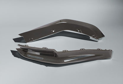 Dry Carbon Fiber Rear Bumper Splitter Flaps for BMW G80 M3 2021 & 2022