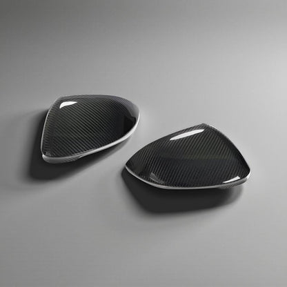 VW Golf MK8 GTI Dry Carbon Fiber Mirror Covers (2021-2023)