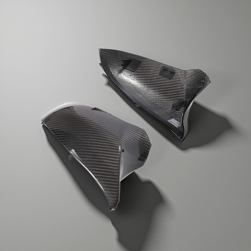 Dry Carbon Fiber Wing Mirror Covers for BMW F80 M3, F82/F83 M4, & F87 M2C (2018-2020)