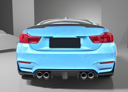 Carbon Rear Lip with Lights for BMW M3 & M4 (F80/F82) 2015-2019
