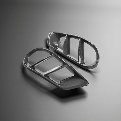 Carbon Fiber Sport Fog Lamp Covers for Mercedes-Benz C300, C400, C450 & C43 AMG Sedan (W205, 2015-2017)