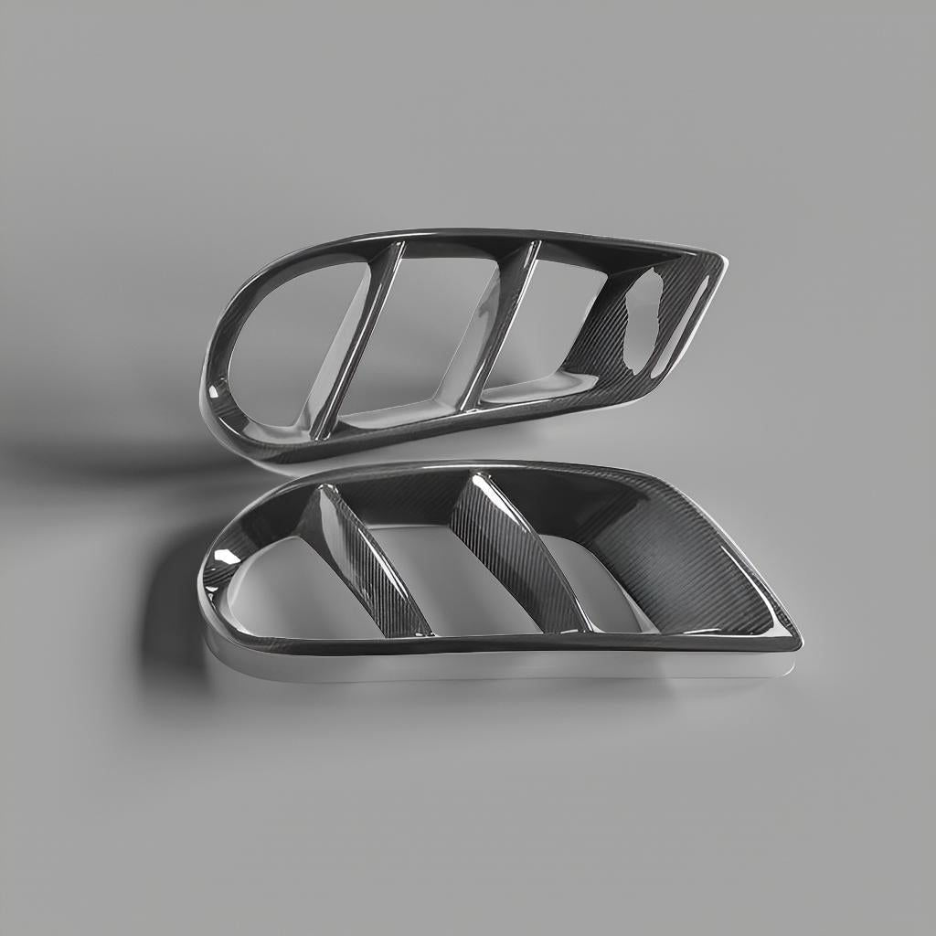 Carbon Fiber Sport Fog Lamp Covers for Mercedes-Benz C300, C400, C450 & C43 AMG Sedan (W205, 2015-2017)