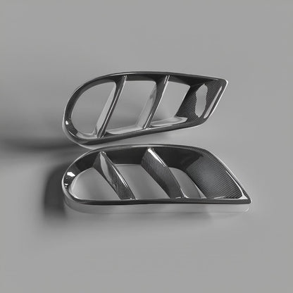 Carbon Fiber Sport Fog Lamp Covers for Mercedes-Benz C300, C400, C450 & C43 AMG Sedan (W205, 2015-2017)