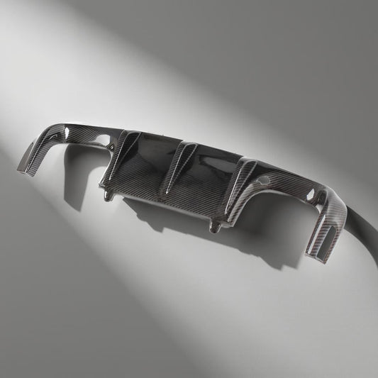 Real Carbon Fiber Rear Bumper Lip Diffuser for BMW E92 M3 (07-12)