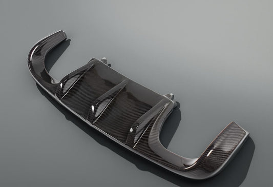 Carbon Fiber Rear Bumper Diffuser Lip Spoiler for BMW E90 M3 4-Door (2007-2013)