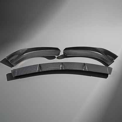 Carbon Fiber Facelift Front Lip Splitters for Audi S3 & A3 SLINE Sedan (2017-2019)
