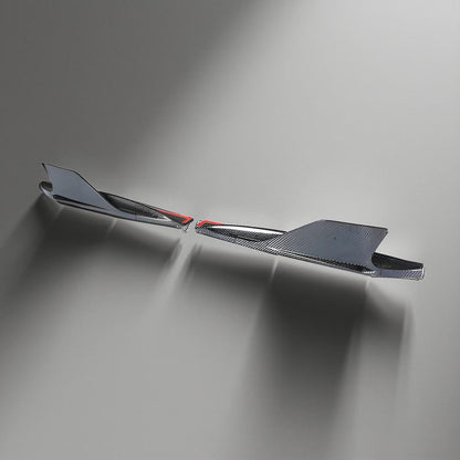 Carbon Fiber Side Door Splitter Fins for Audi R8 V10 Gen 2 (2016-2018)