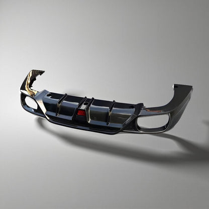 Carbon Fiber Rear splitter with Brake Light - Maserati Ghibli Base Sedan (2014-2017)