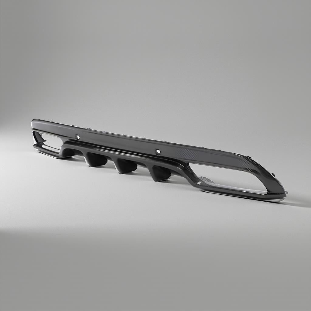 Carbon Fiber Rear Diffuser Lip for Mercedes-Benz W205 C250 Sport, C43 & C63 AMG (2015-2019)