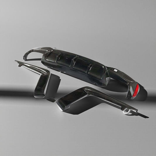 Carbon Fiber Rear Bumper Lip Diffuser for 2018-2019 BMW F90 M5