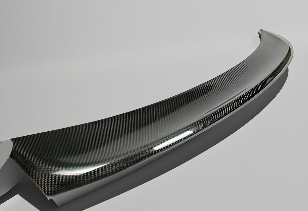BMW E46 320i & 330i M3 Sedan Rear Trunk Spoiler Wing (1999-2006) - Carbon Fiber