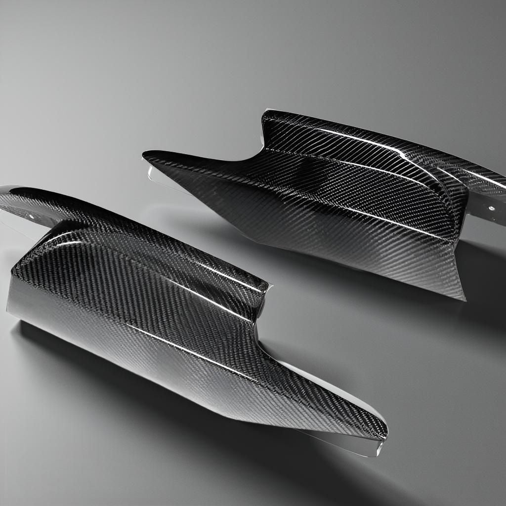 Carbon Fiber Front Bumper Splitters for BMW 5-Series F10 M5 (2012-2017)