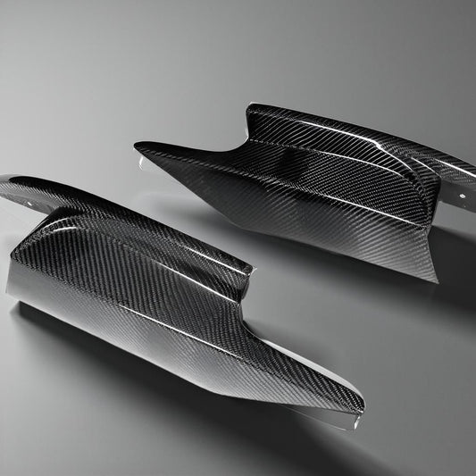 Carbon Fiber Front Bumper Splitters for BMW 5-Series F10 M5 (2012-2017)