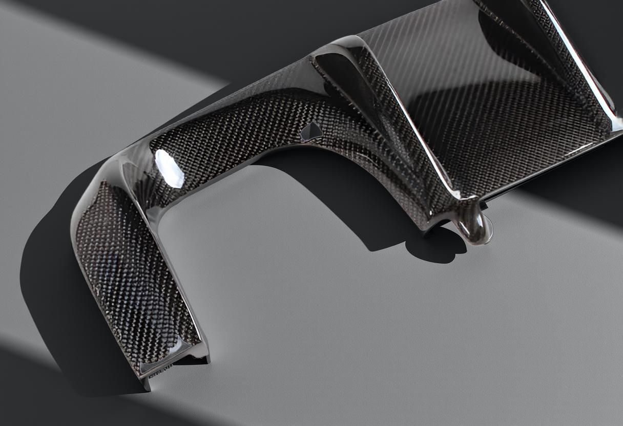 Carbon Fiber Rear Bumper Diffuser Lip Spoiler for BMW E90 M3 4-Door (2007-2013)