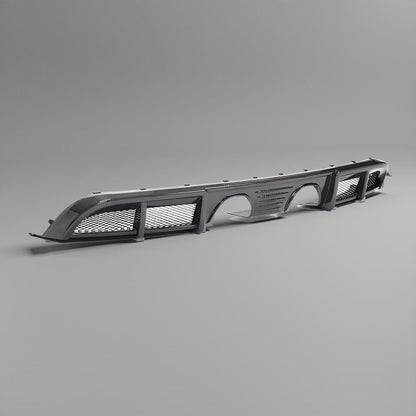 Carbon Fiber Rear Diffuser Lip for Porsche 911 991 Carrera 4 GTS 2017-2019