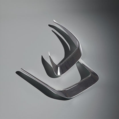 Carbon Fiber Rear Bumper Canards & Fins Splitter for BMW 3 Series G20 G28 M-Sport 2020-2021