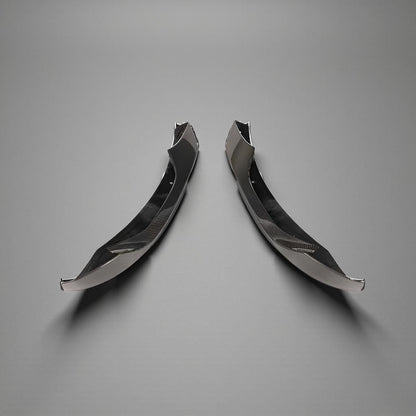 Carbon Fiber Front Bumper Side Lip Splitter for BMW F80 M3 Sedan & F82 F83 M4 Coupe Original M Bumper (2012-2018)