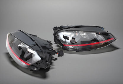 MK7 Front Bumper & ABS Headlights for VW Golf 7 GTI Style - LHD