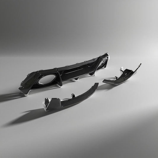Dry Carbon Fiber Rear Bumper Diffuser for Porsche 911 992  (2019-2021)