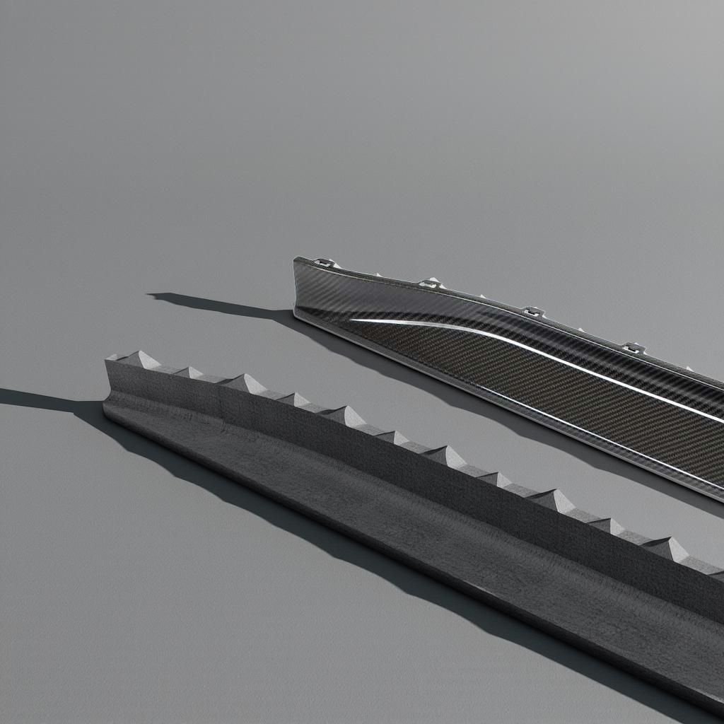 Dry Carbon Side Skirts for BMW 3 Series G80 M3 Competition Sedan 2021-2022