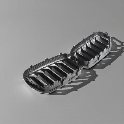 Dry Carbon Fiber Front Kidney Grille for BMW 5 Series G30 G38 LCI 530i Sedan 2021-2023 Replacement