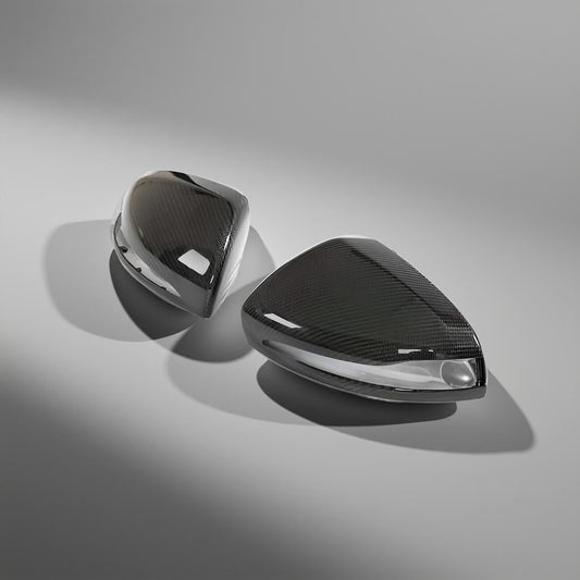 Carbon Fiber Mirror Covers for Mercedes Benz W205, X253, W222, W213 C-Class, E-Class, S-Class & GLC-Class