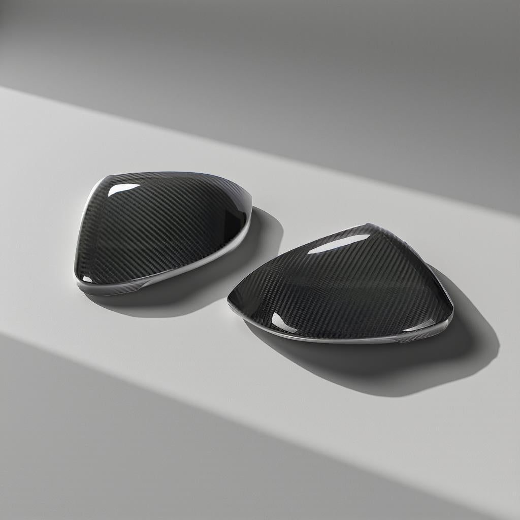 Dry Carbon Fiber Mirror Covers for VW Golf VIII MK8 GTI Hatchback 4-Door (2021-2022)