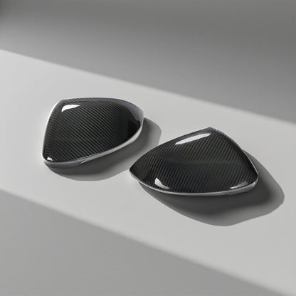 Dry Carbon Fiber Mirror Covers for VW Golf VIII MK8 GTI Hatchback 4-Door (2021-2022)