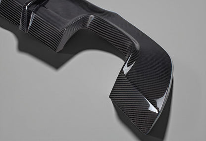 Carbon Fiber Quad Pipes Rear Lip Diffuser for BMW E92 & E93 335i M Sport Coupe 2-Door (2010-2013)