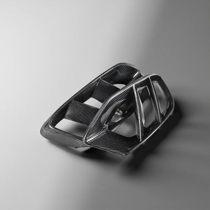 Carbon Fiber Front Bumper Air Vent Cover - Mercedes W205 C-Class C180/C200 (2015-2017)