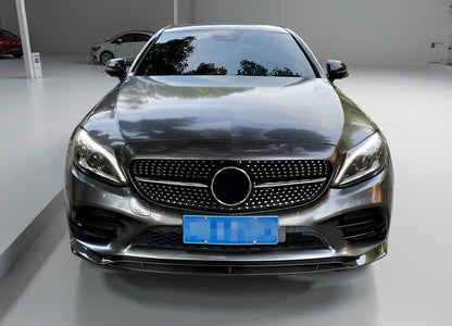 Carbon Fiber Front splitter - Mercedes-Benz W205, C205, A205, C300 & C200 (2019+)