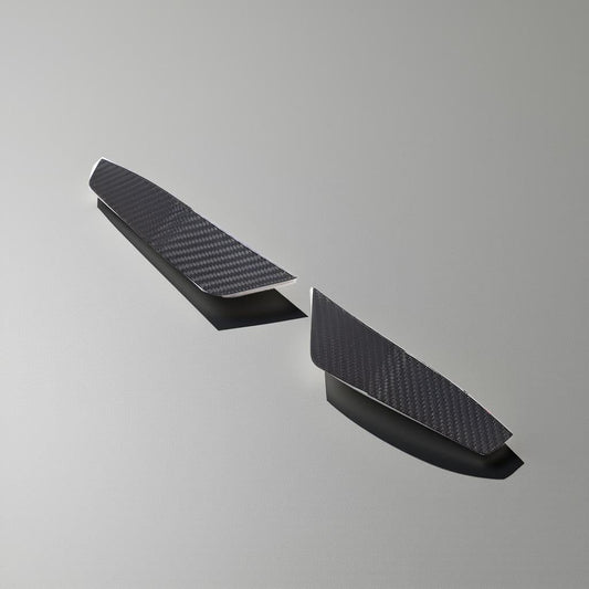Carbon Fiber Front Bumper Canards - Audi RS7 Sportback (2019-2021)