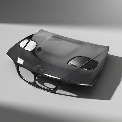 Carbon Fiber Vented Hood for BMW E46 GTR 325i & 330i Coupe 2-Door (2002-2005)