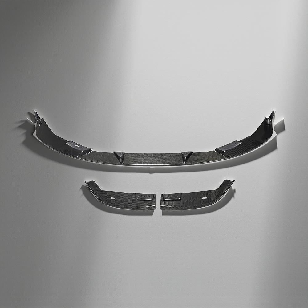 Carbon Front Bumper Lip Spoilers for BMW M3 M4 Competition 2021-2022