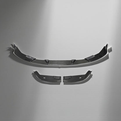 Carbon Front Bumper Lip Spoilers for BMW M3 M4 Competition 2021-2022