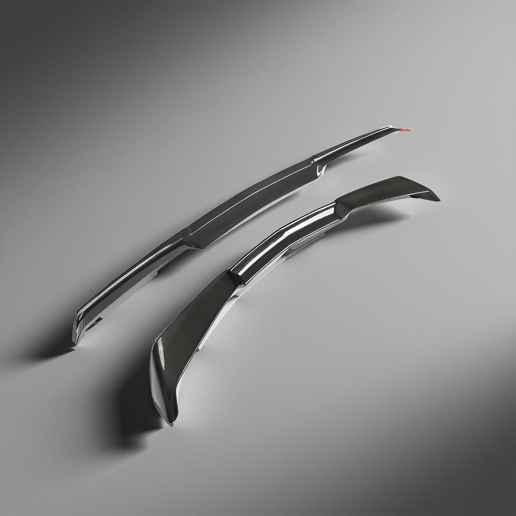 Carbon Fiber High Rear Wing Spoiler - Chevrolet Corvette C8 (2020+) (Set of 2)