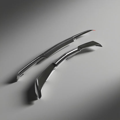 Carbon Fiber High Rear Wing Spoiler - Chevrolet Corvette C8 (2020+) (Set of 2)