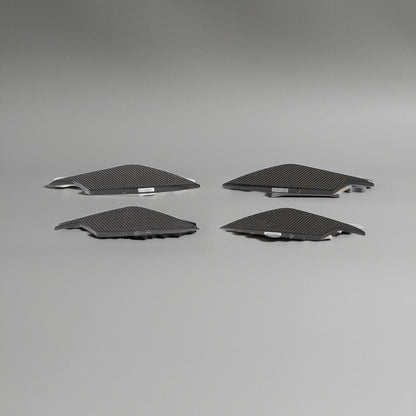 BMW 3 & 4 Series Carbon Fiber Front Bumper Fin Canards for G80 M3 & G82/G83 M4 2021-2022 (4-Piece Set)