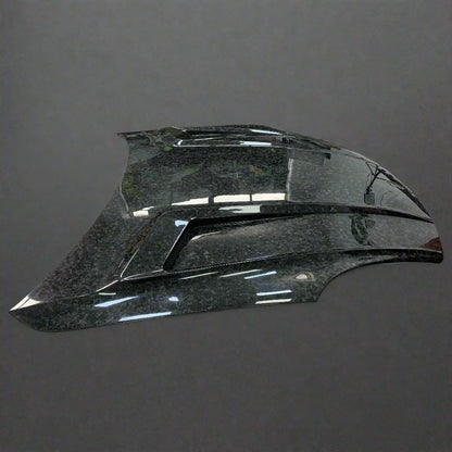 Cayenne Dry Carbon Fiber Forged Pattern Front Cover