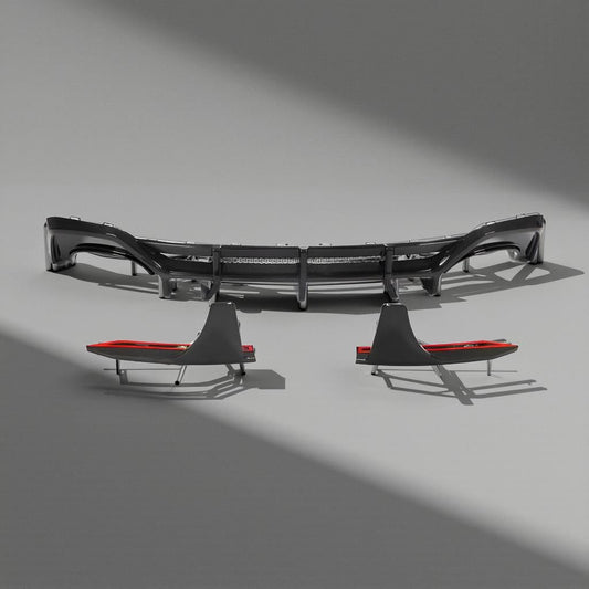 Dry Carbon Fiber RS7 Rear Bumper Lip - Audi RS7 C8 Sportback (2019-2021)