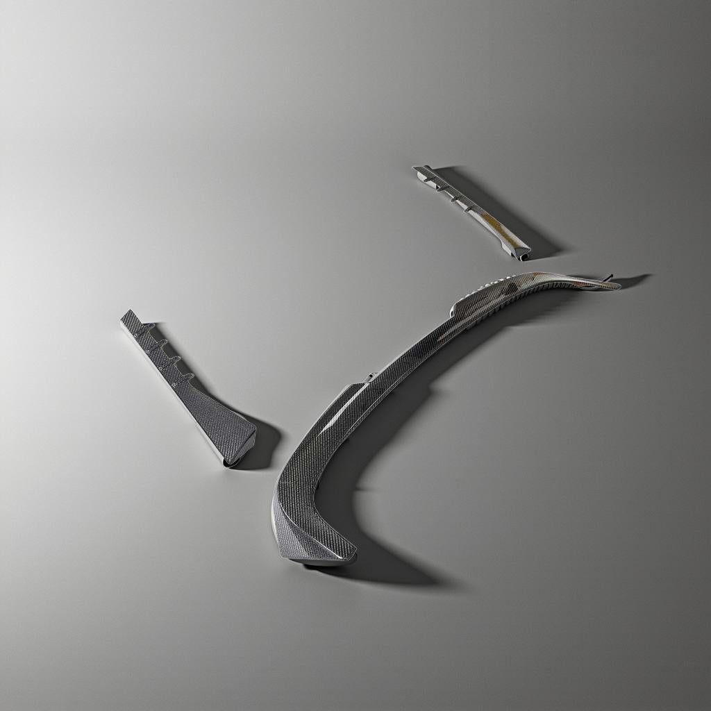 Real Carbon Fiber Rear Roof Spoiler Wing Highkick for BMW G81 M3 Touring 2021 to 2024