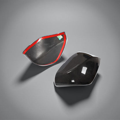 Dry Carbon Fiber Rearview Mirror Covers for Infiniti Q50, Q60, Q70 Sedan (2013-2021)