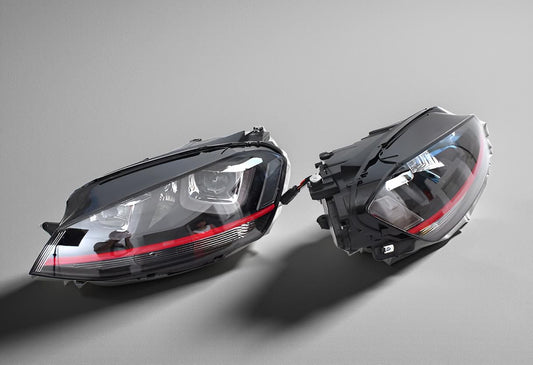 MK7 Front Bumper & ABS Headlights for VW Golf 7 GTI Style - LHD