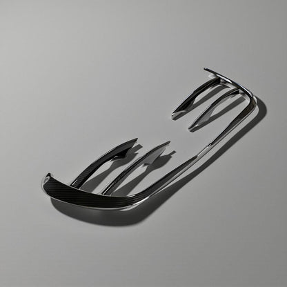 Dry Carbon Fiber Front Vents & Canards - Mercedes-Benz W213 AMG Sport Sedan (E350/E450, 2020 & 2021)