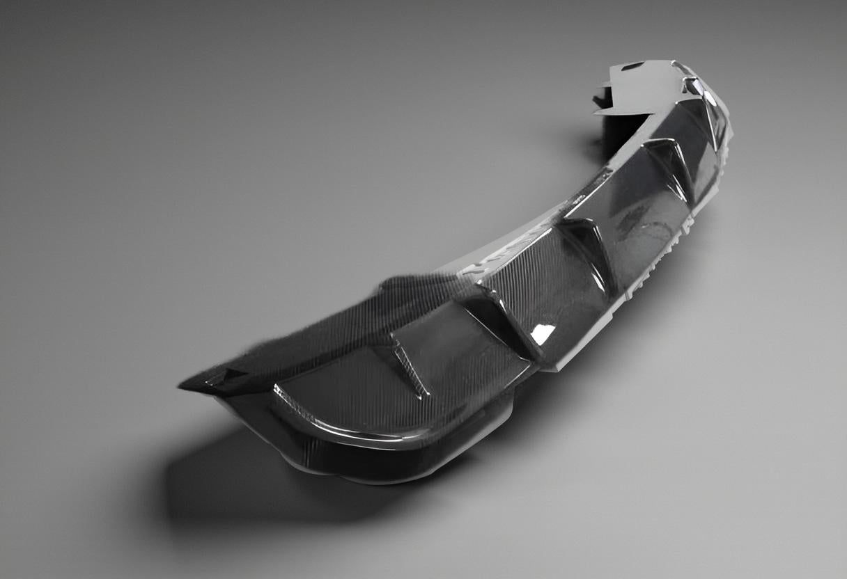 Carbon Rear Bumper Diffuser Bodykit Lip for BMW i4 M50 M Sport 2022 & 2023 Electric Vehicle