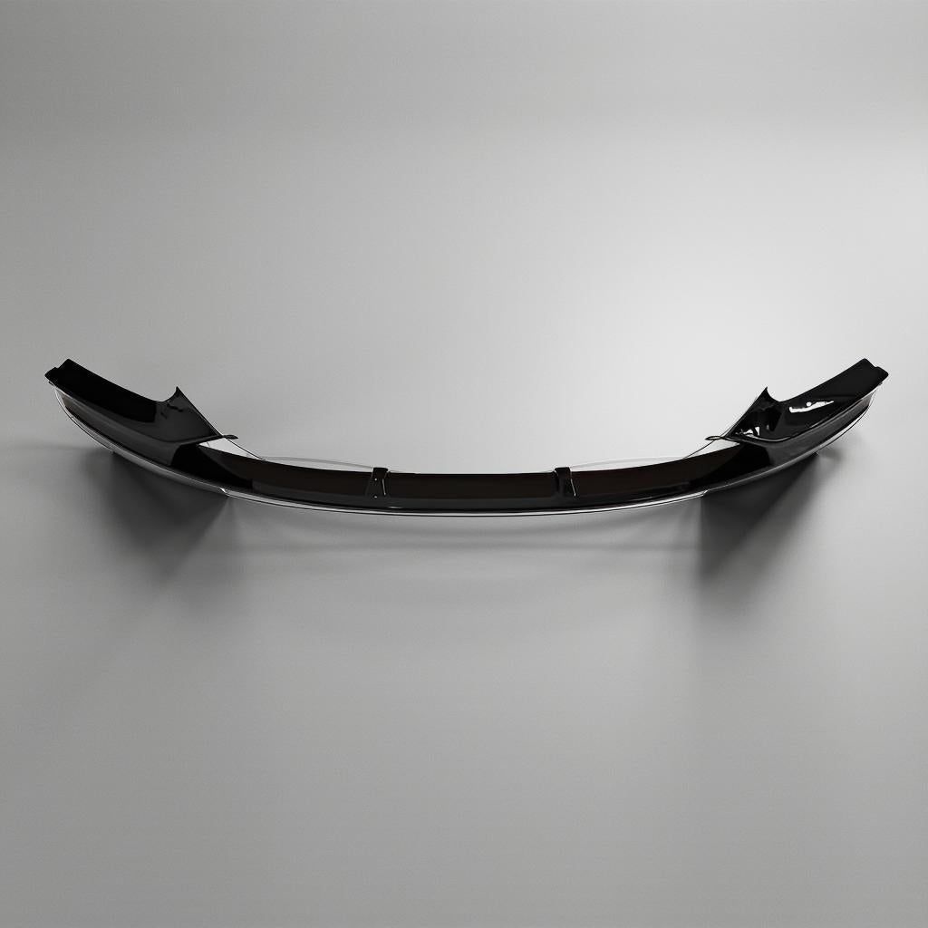 Black Painted ABS Front Splitter Lip for BMW M235i M Sport Coupe (2016-2019) - 2 Series F22