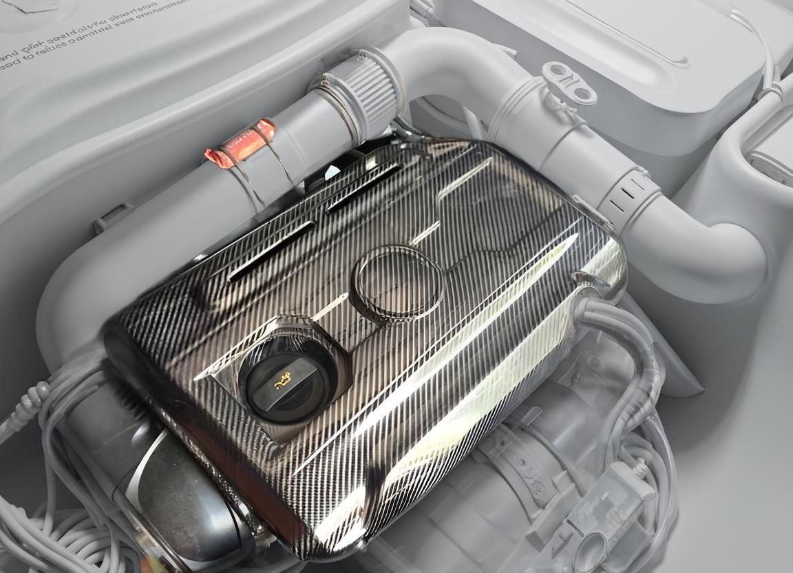 Carbon Fiber Engine Valve Cover for VW Golf 6 GTI