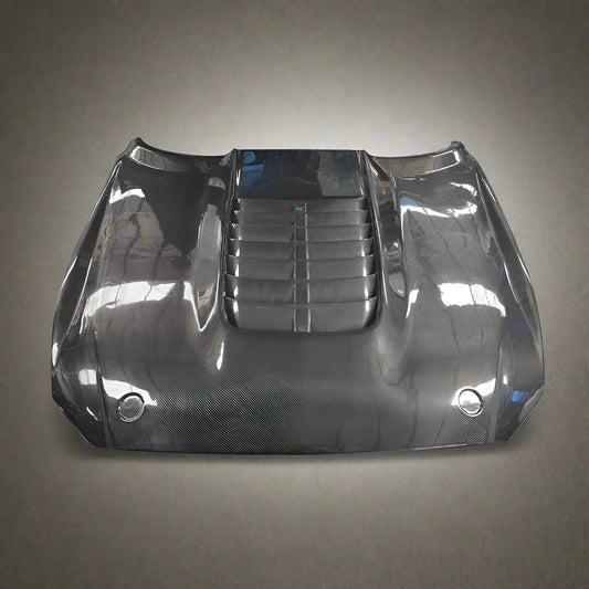 Ford Mustang GT500 Style Carbon Fibre Engine Hood (2015-2021)