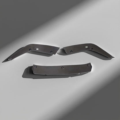 Luxury 5 Series F90 LCI P Style Dry Carbon Fiber Front Lip Splitter Spoiler for BMW F90 M5 LCI Sedan 2021