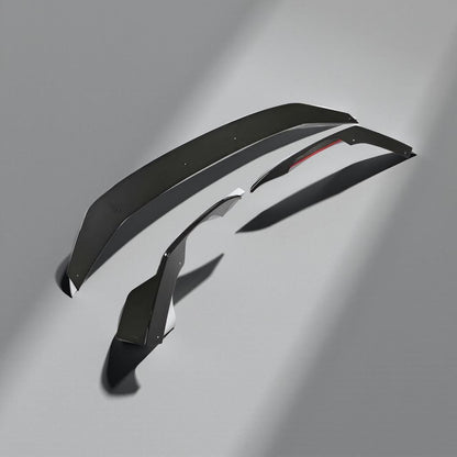 Carbon Fiber Front Bumper Lip Spoiler for Audi RS6 Avant C8 2019-2021